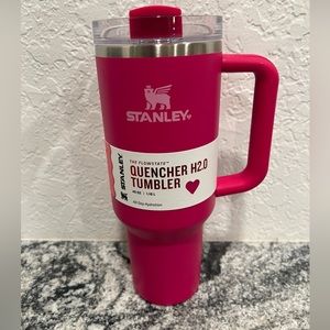 Stanley 40oz Quencher H2.0 FlowState Tumbler Hot or Cold: Camelia -FREE SHIPPING